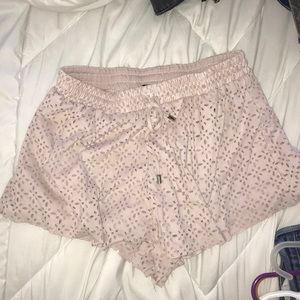 Light pink shorts